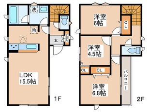 Kolet羽村神明台の物件間取画像